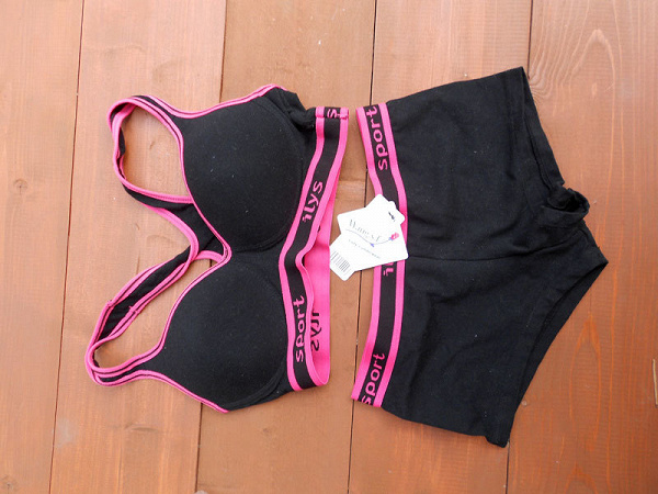 Комплект бюст и трусики Candy Girl Sadie черный, OS УТ-00001985 - Candy Girl - Эротические комплекты: лиф и трусики - Купить