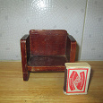 Отдается в дар Кукольное кресло из дерева. 60-е годы ХХ века