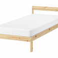 Отдается в дар Б/у каркас односпальной кровати + реечное дно IKEA