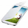 Отдается в дар Чехол S View Cover Samsung GALAXY S4 i9500 белый иней (EF-CI950BWEGRU)