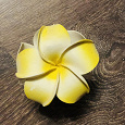 Отдается в дар Заколка-краб в виде тропического цветка.