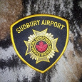 Отдается в дар Sudbury Airport шеврон новый