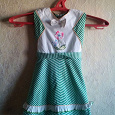 Отдается в дар Нарядное летнее платье на маленькую девочку 1.5-2 лет.