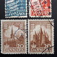 Отдается в дар Корабли и замки. Ранние стандартные марки Дании.