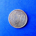 Отдается в дар Монета 10 евроцент Испания 2004