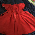 Отдается в дар Красное праздничное Платье девочке р 92-104