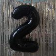 Отдается в дар Фольгированый шарик «2»
