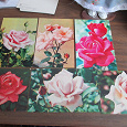 Отдается в дар розы на открытках