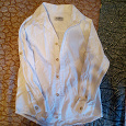 Отдается в дар Рубашка белая 116-122
