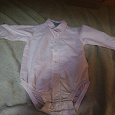 Отдается в дар Рубашка боди для девочки 12 месяцев