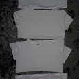 Отдается в дар Белые футболки для девочки на рост 140-146 см
