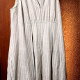 Отдается в дар Платье-сарафан льняной. 46-48 размер