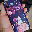 Отдается в дар Чехол для смартфона Xiaomi Mi 9 новый с космическими котиками