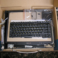 Отдается в дар Старый разобранный ноутбук