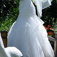 Отдается в дар Свадебное платье рр 42