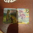 Отдается в дар Карточки динозавры