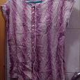 Отдается в дар Летняя блузка батист 44 46 размер