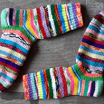 Отдается в дар Вязаные носки, размер 37-38