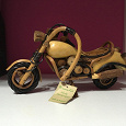 Отдается в дар Модель мотоцикла деревянная