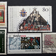 Отдается в дар Религия на почтовых марках Германии.