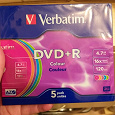Отдается в дар Оптические диски Verbatim 4.7Gb