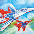 Отдается в дар МиГ-29. Пилотажная группа «Стрижи»