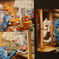 Отдается в дар Весенние коты на открытках Рины Зенюк