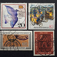 Отдается в дар Почта и почтальоны на почтовых марках Германии.
