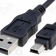 Отдается в дар USB кабель Am-mini USB 0.3m