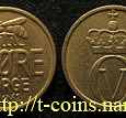 Отдается в дар Монета 10 эре Норвегия
