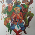 Отдается в дар открытка «С Новым годом», художник Похитонова, 1983год
