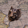 Отдается в дар Мужской перстень Тигр из ювелирной стали.