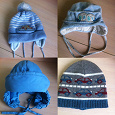 Отдается в дар Очень теплые зимние шапки от 0 до года