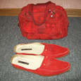 Отдается в дар Красная сумка Christian Dior и туфли Pertini 40-го размера