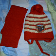 Отдается в дар Комплект шапка-шарф на мальчика
