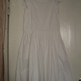 Отдается в дар Белое платье для девочки