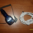 Отдается в дар Авто зарядник и USB кабель на SAMSUNG