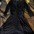 Отдается в дар Чёрное платье Zara