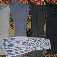 Отдается в дар Брюки (штаны) мужские размер L (46-48) 4 пары