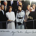 Отдается в дар Автографы Лора и Джордж Буш