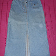 Отдается в дар Длинная джинсовая юбка 48-50 р-р