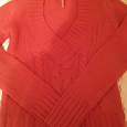 Отдается в дар свитер оранжевый размер 42 xs