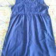 Отдается в дар Платье новое с этикеткой тёмно-синее летнее с кружевом Incity р-р 48-50