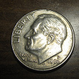 Отдается в дар Монета 10 центов США (дайм)