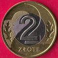 Отдается в дар Польская монета 2 Zlote.