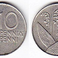 Отдается в дар Финляндия 10 пенни 1991 год