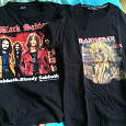 Отдается в дар футболки Iron Maiden, Black Sabbath