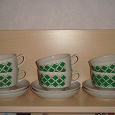 Отдается в дар набор чайных пар из СССР