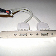 Отдается в дар Планка с разьемами USB на заднюю панель.