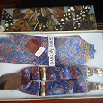 Отдается в дар Набор подарочный: галстук, подтяжки, платочек (:=D)